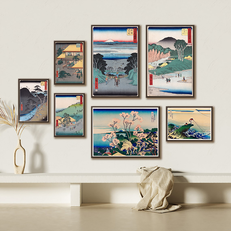 Japanese Traditional Lifestyle - ญี่ปุ่นพิมพ์ Wall Art ภาพวาดผ้าใบโปสเตอร์ภาพผนังสําหรับห้องนั่งเล่นโปสเตอร์ญี่ปุ่นแบบดั้งเดิมภาพตกแต่ง