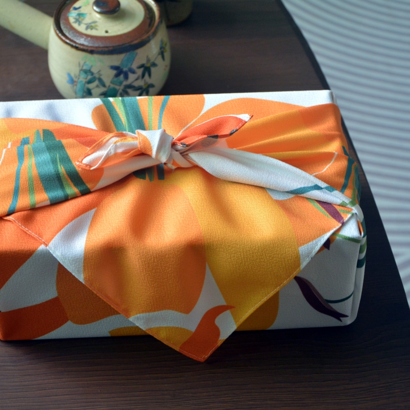 ผ้าฟูโรชิกิญี่ปุ่น 70x70 ซม. ส - Furoshiki Wrap Cloth บทวิจารณ์และราคา