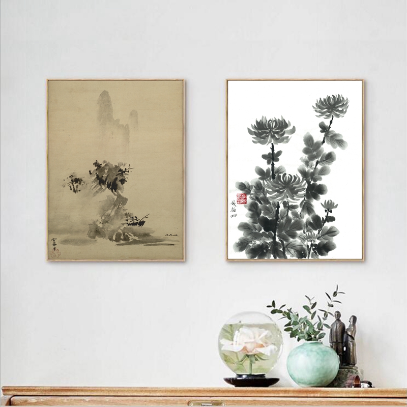 ญี่ปุ่นแบบดั้งเดิมหมึกภาพวาดผ้ - Japanese Traditional Lifestyle บทวิจารณ์และราคา
