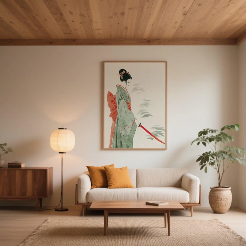 Mount Fuji & Crane ผนังญี่ปุ่น - Japanese Traditional Lifestyle บทวิจารณ์และราคา