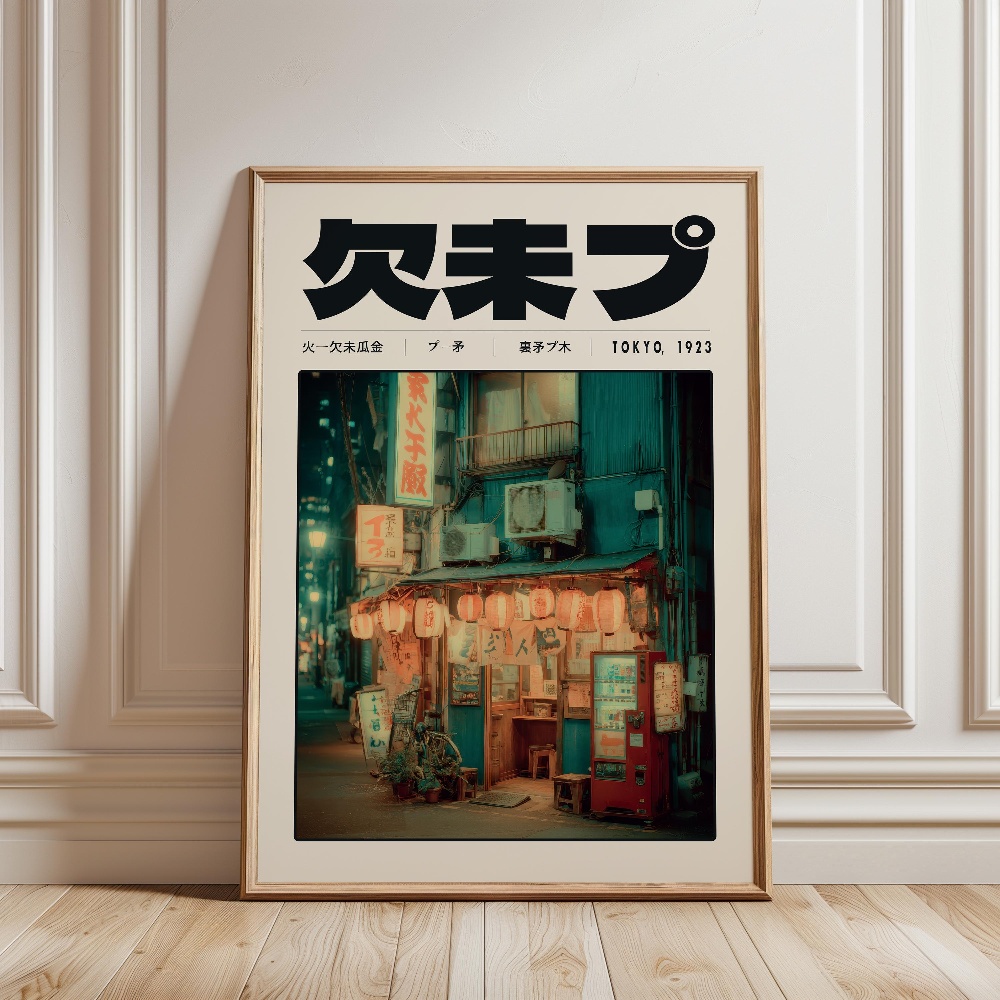 โปสเตอร์วินเทจสไตล์ญี่ปุ่น โทเ - Japanese Lifestyle And Culture บทวิจารณ์และราคา